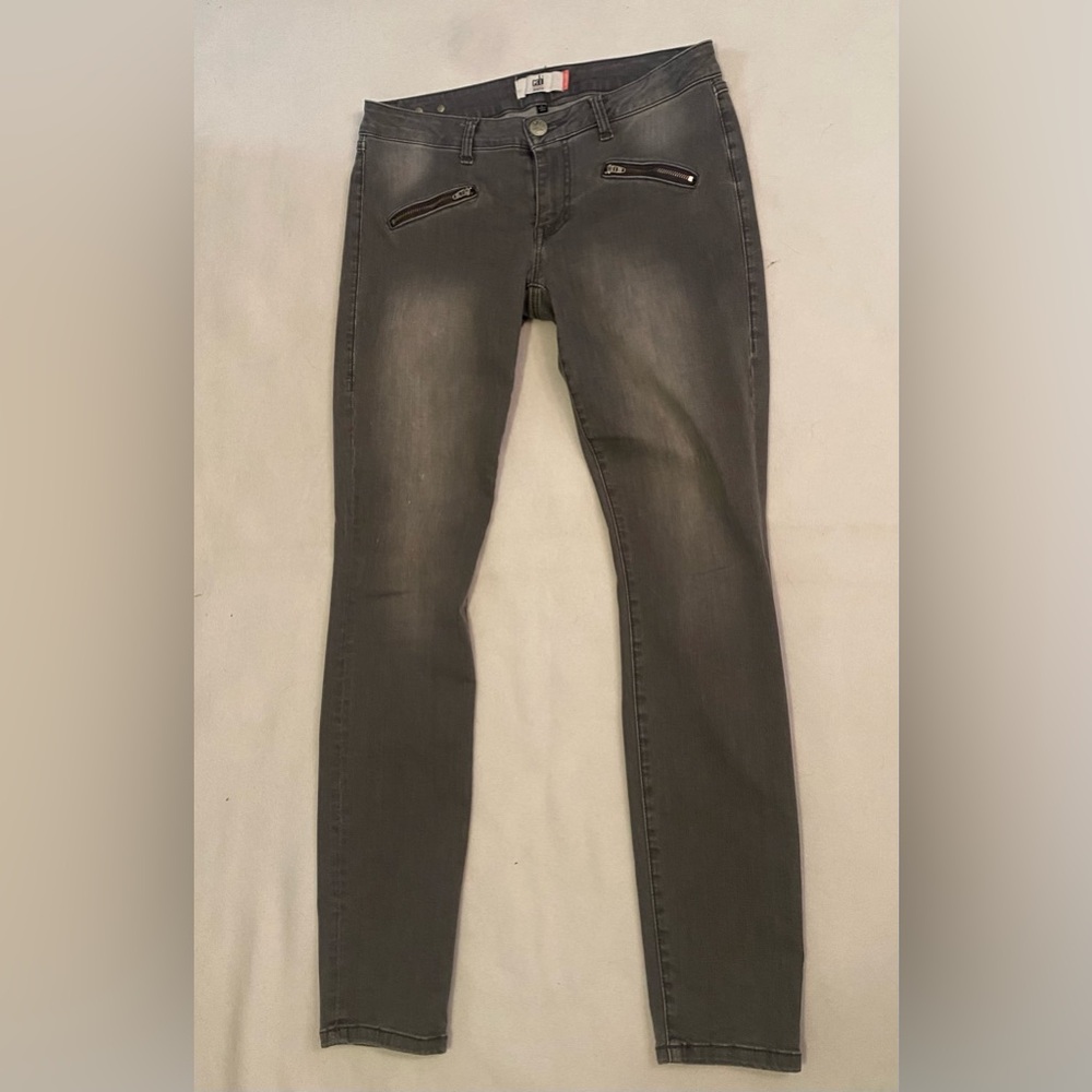 CAbi Gray Skinny Jeans Modern Fit‎ Size 6